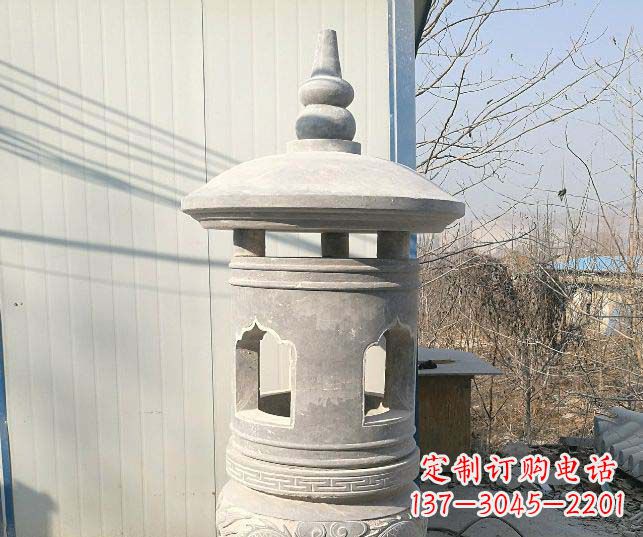 运城精美公园大理石石灯雕塑