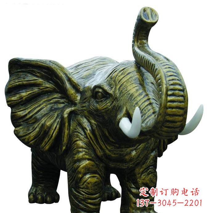 运城精美的铜大象雕塑