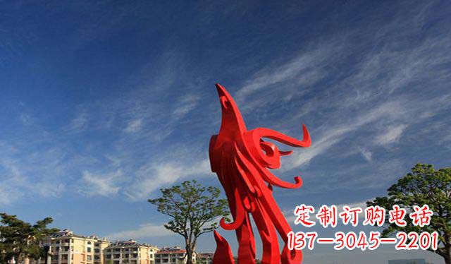 运城精美不锈钢凤凰雕塑