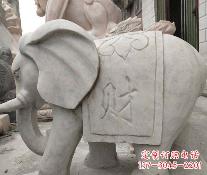 运城大理石大象雕塑