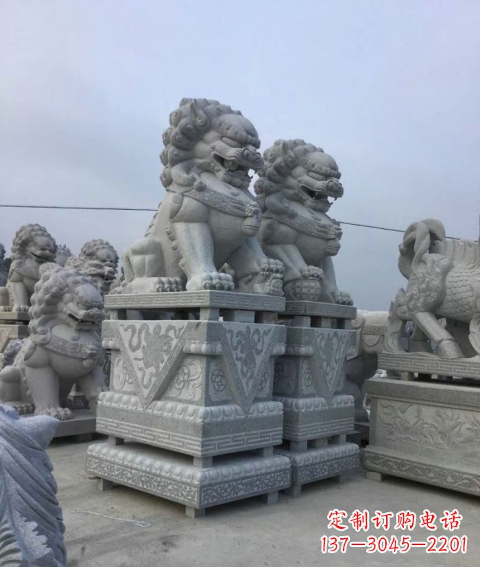 运城大理石狮子石雕