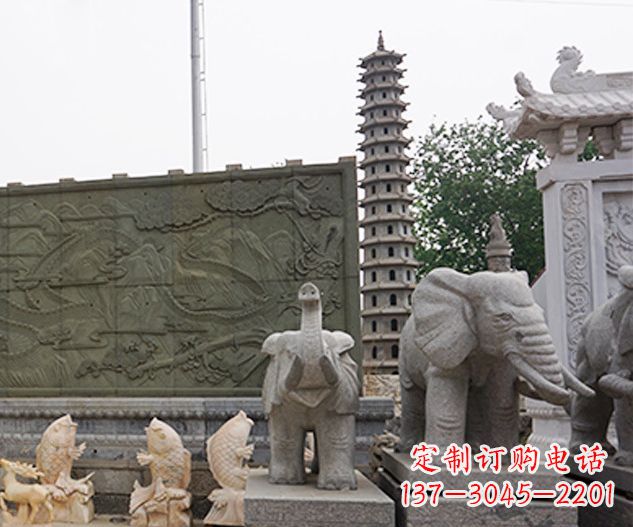 运城艺术级大象石雕
