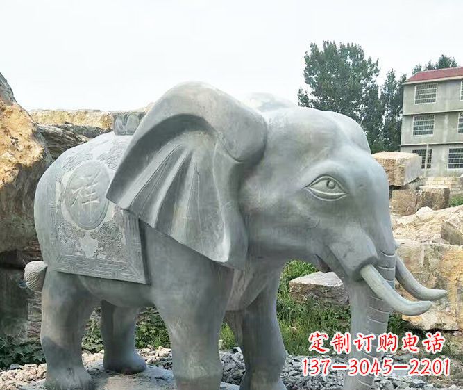 运城精美大象雕塑,装点你的公园