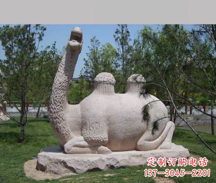 运城优雅骆驼石雕