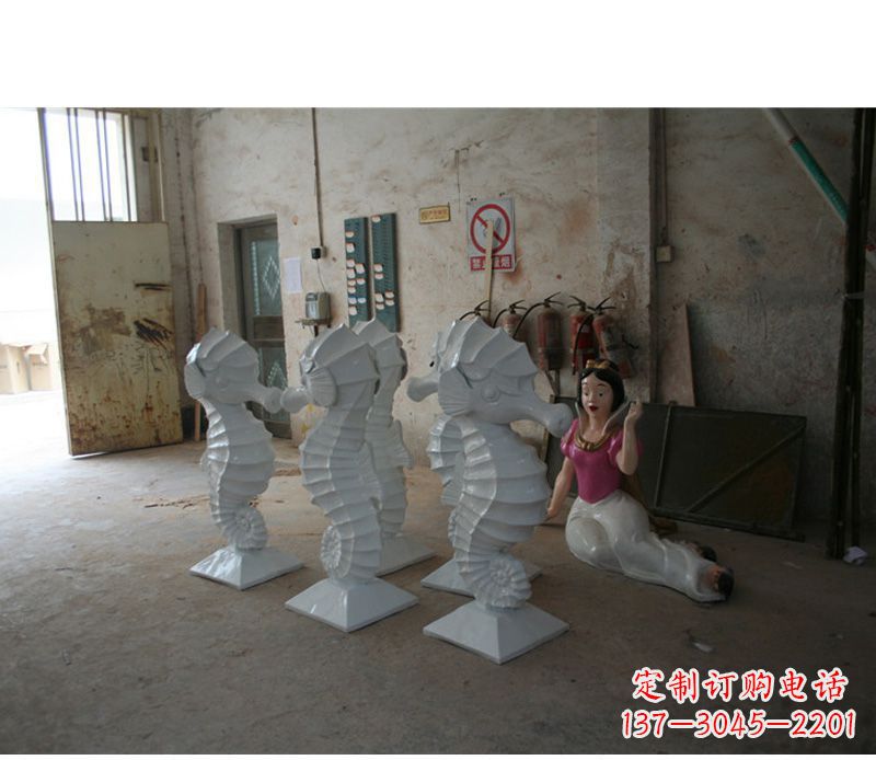 运城精美海马石动物雕塑