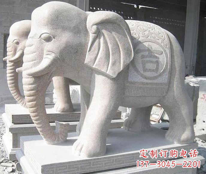 运城公园环境装饰——经典吉祥大象雕塑