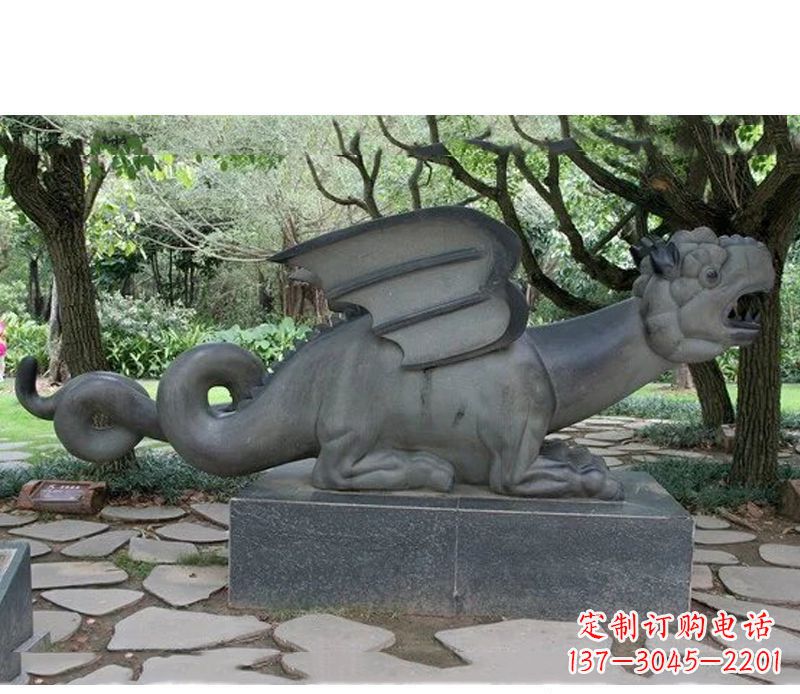 运城领雕塑 - 公园级恐龙石雕