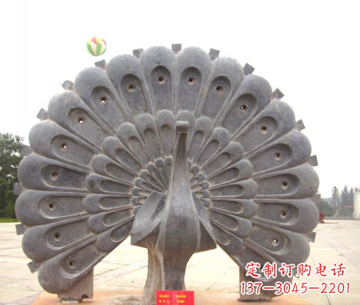 运城风格独特的孔雀石雕