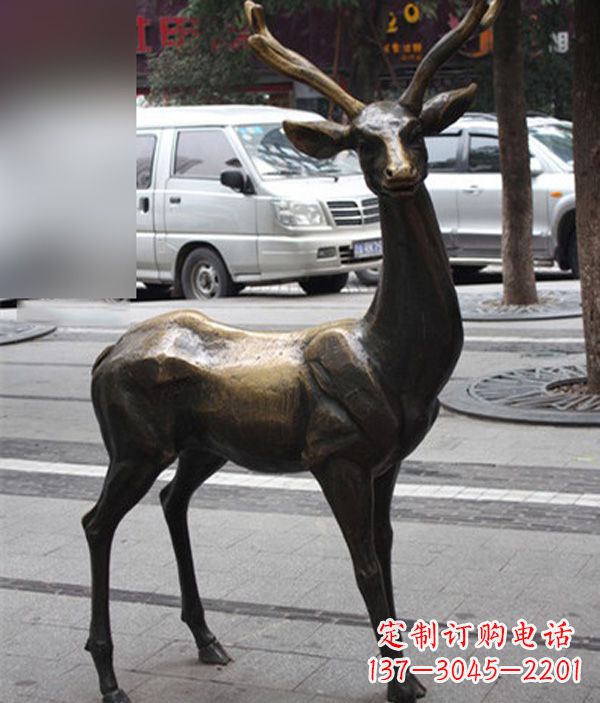 运城高品质鹿铜雕塑,给室内外环境带来新气象