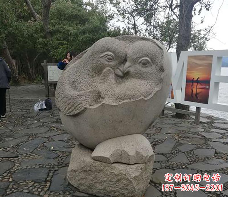 运城中领雕塑 | 鸳鸯石雕精美定制