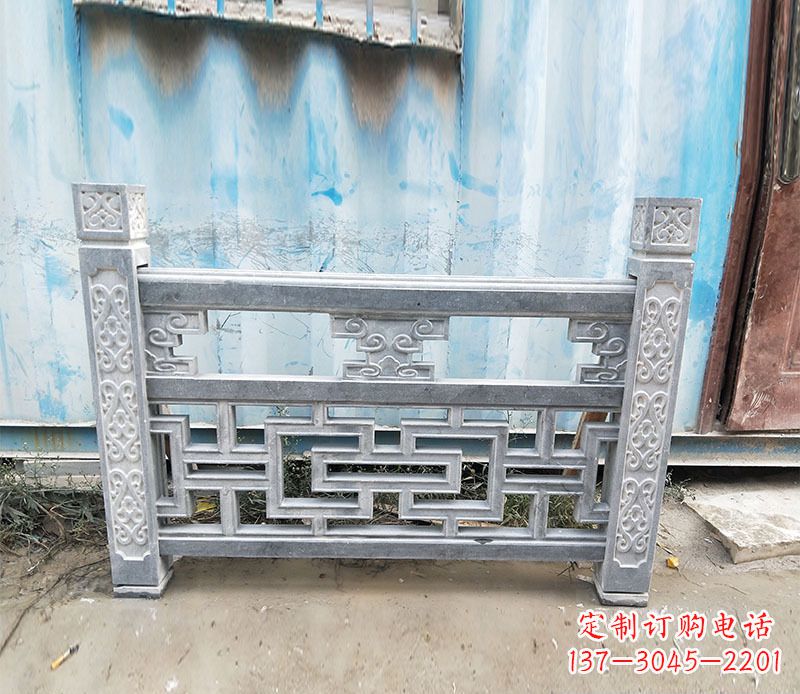 运城艺术精美的公园仿古石栏板雕刻