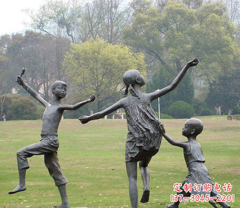 运城浪漫童年·清新儿童铜雕
