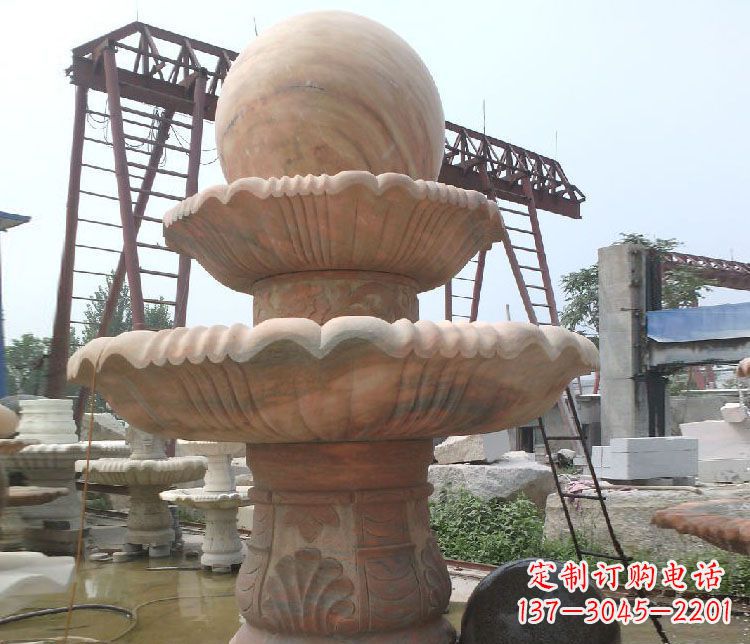 运城绚丽多彩的风水球雕塑