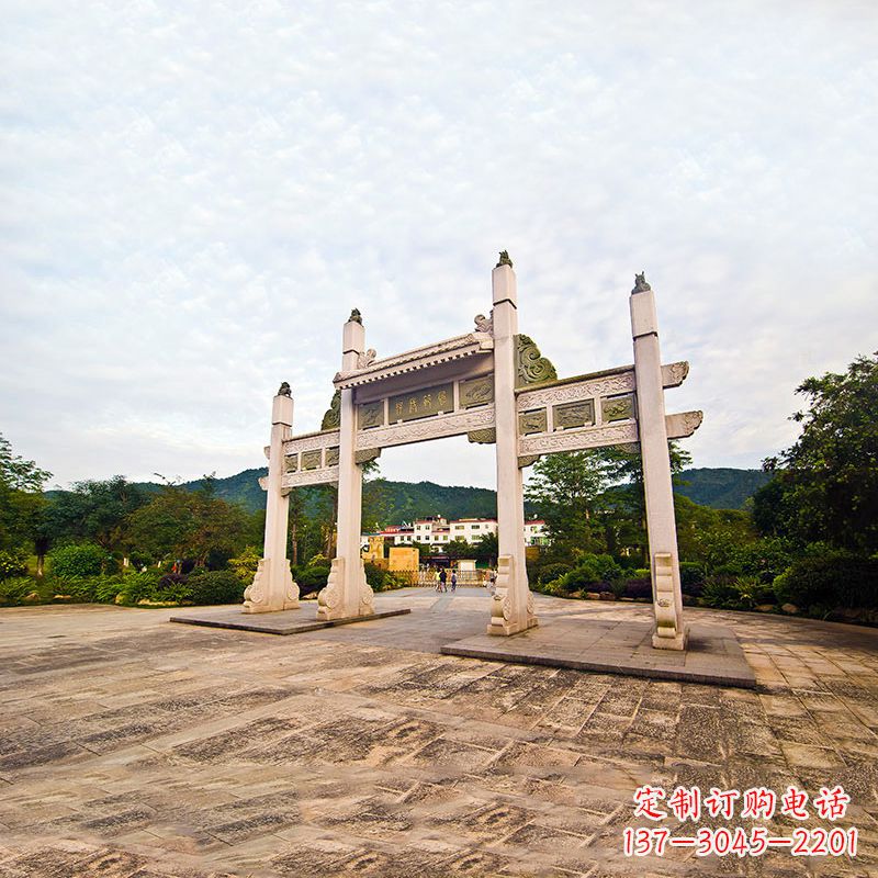 运城精美石牌坊雕塑