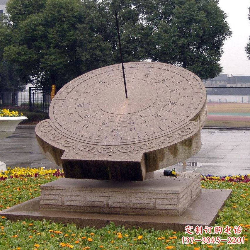 运城公园广场纪念日晷雕塑
