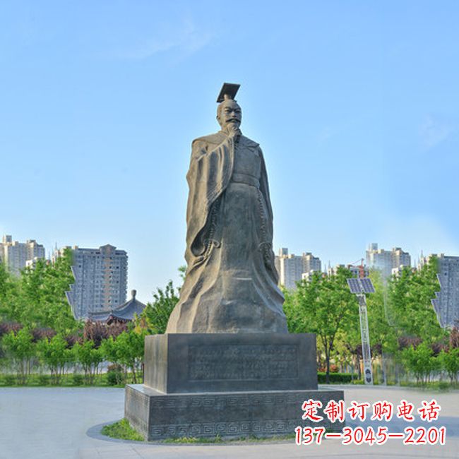 运城荣耀隋文帝 杨坚青石雕塑