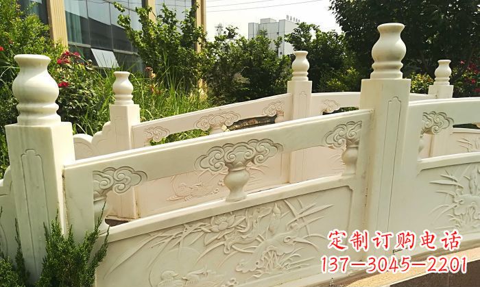 运城精美汉白玉石拱桥雕塑