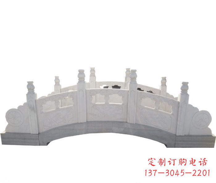 运城精美汉白玉石拱桥雕塑