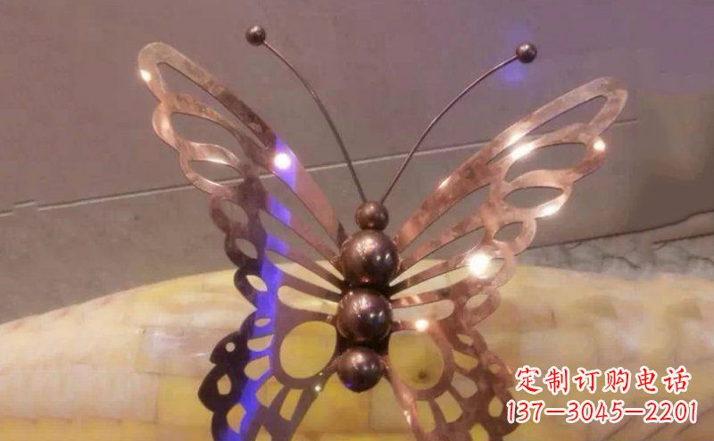运城高品质不锈钢蝴蝶雕塑