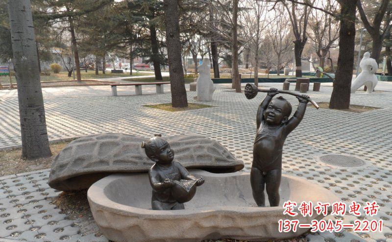 运城花生娃娃艺术雕塑