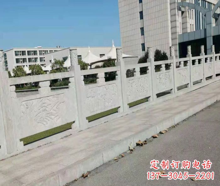 运城精美大理石浮雕栏板