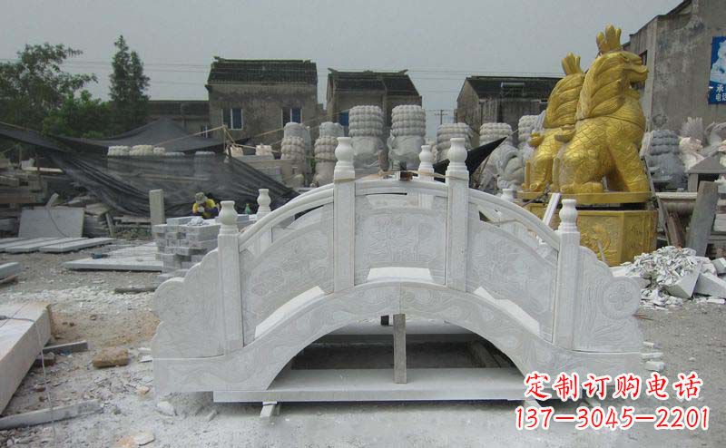 运城精美的大理石拱桥雕塑