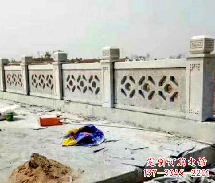运城公园大理石栏板石雕