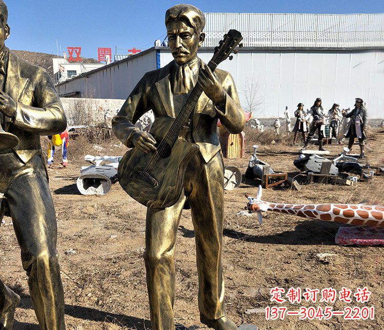 运城玩乐无穷的吉他雕塑