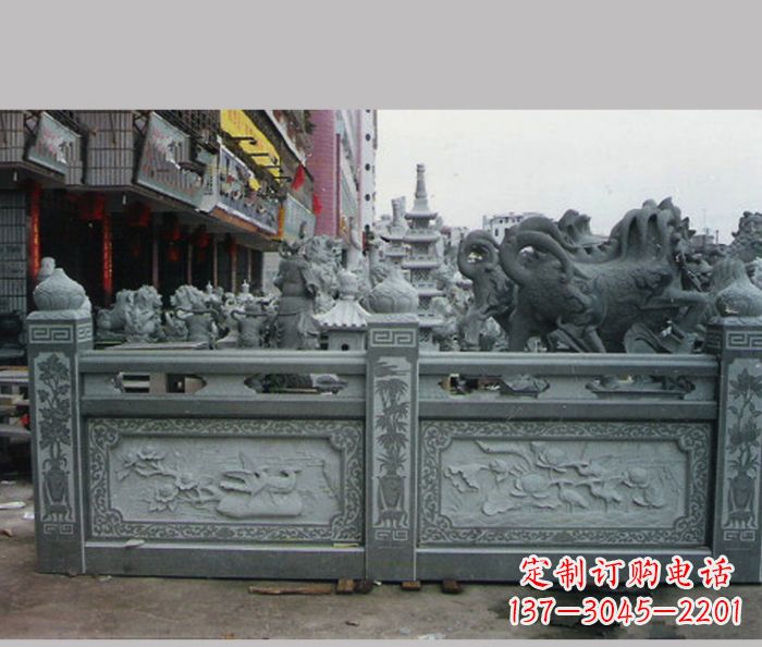 运城高档仿古石栏板雕塑