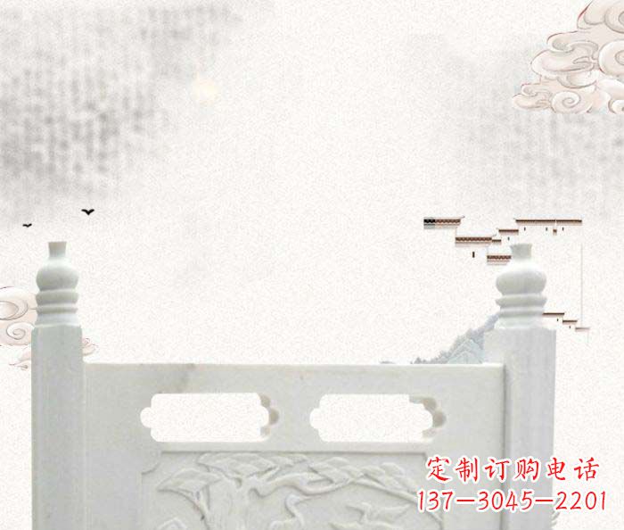 运城中领雕塑汉白玉石栏板雕塑