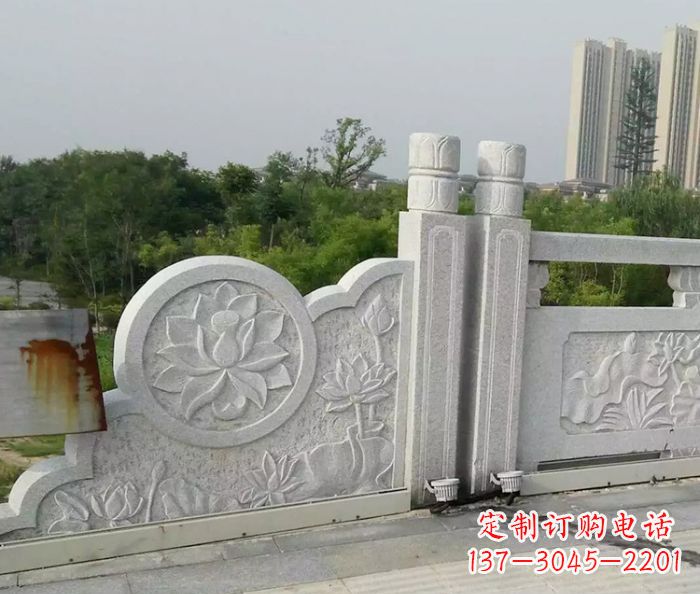 运城汉白玉石雕栏板