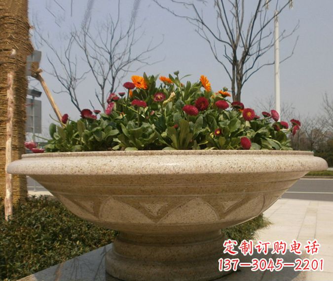 运城中领雕塑花盆石雕