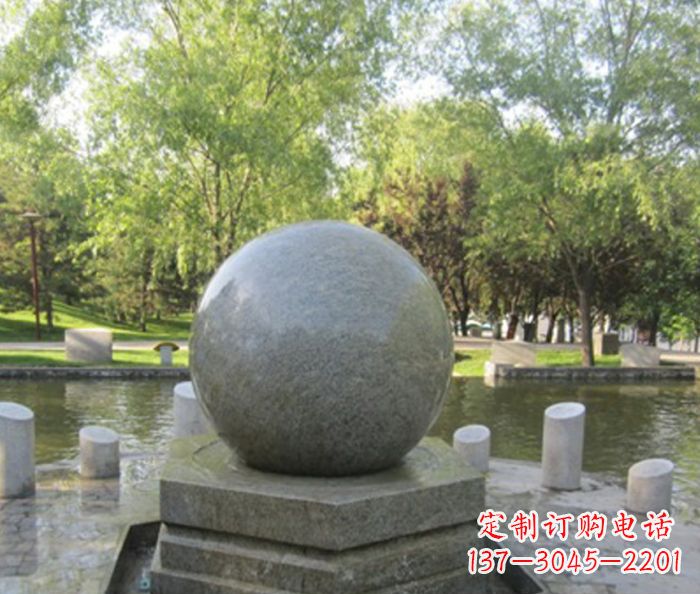 运城悠久象征——精致风水球石雕