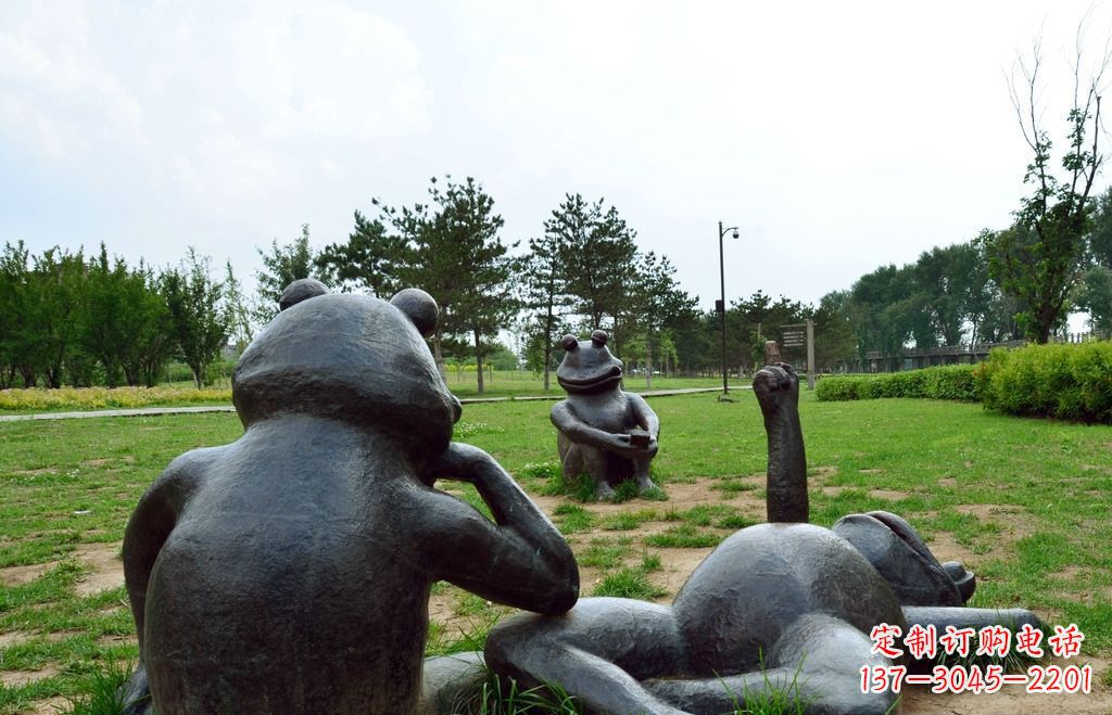 运城中领雕塑 | 艺术级青蛙铜雕