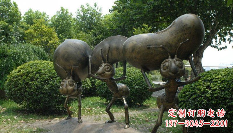 运城精美蚂蚁铜雕塑