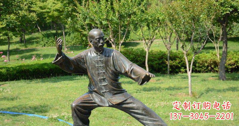 运城老人雕塑铜像,展示宁静内涵