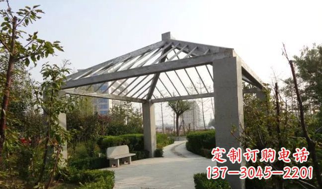 运城精美不锈钢凉亭雕塑
