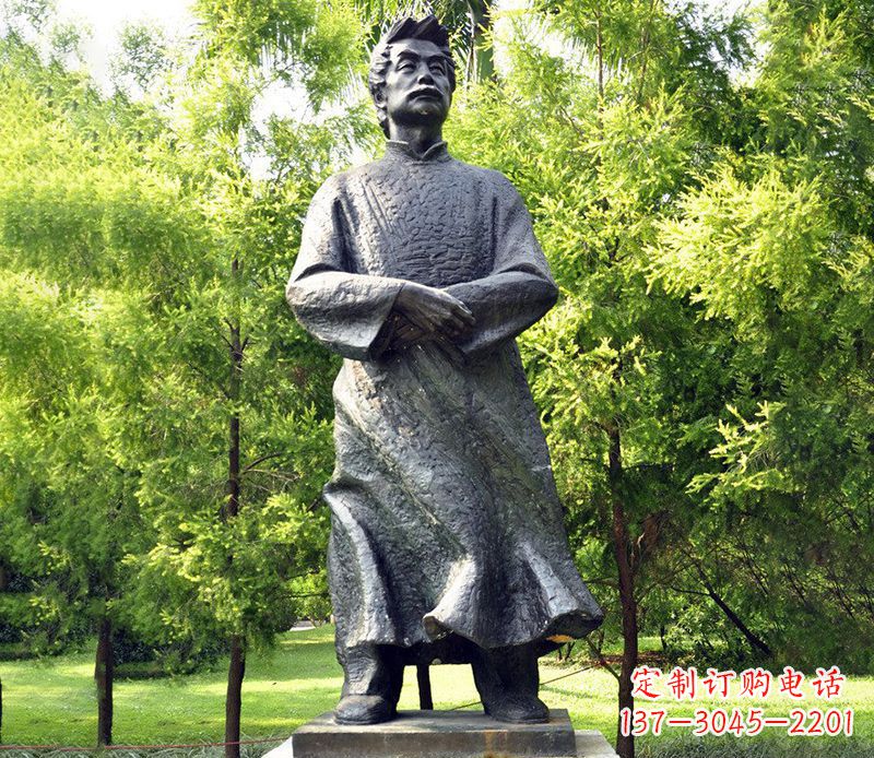 运城精美鲁迅名人雕塑