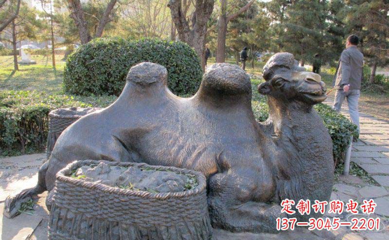 运城精致骆驼铜雕塑