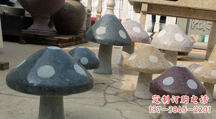 运城别具特色的蘑菇石雕