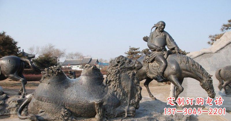运城精致古典 骑马雕塑