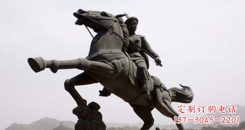 运城西方风格骑马雕塑