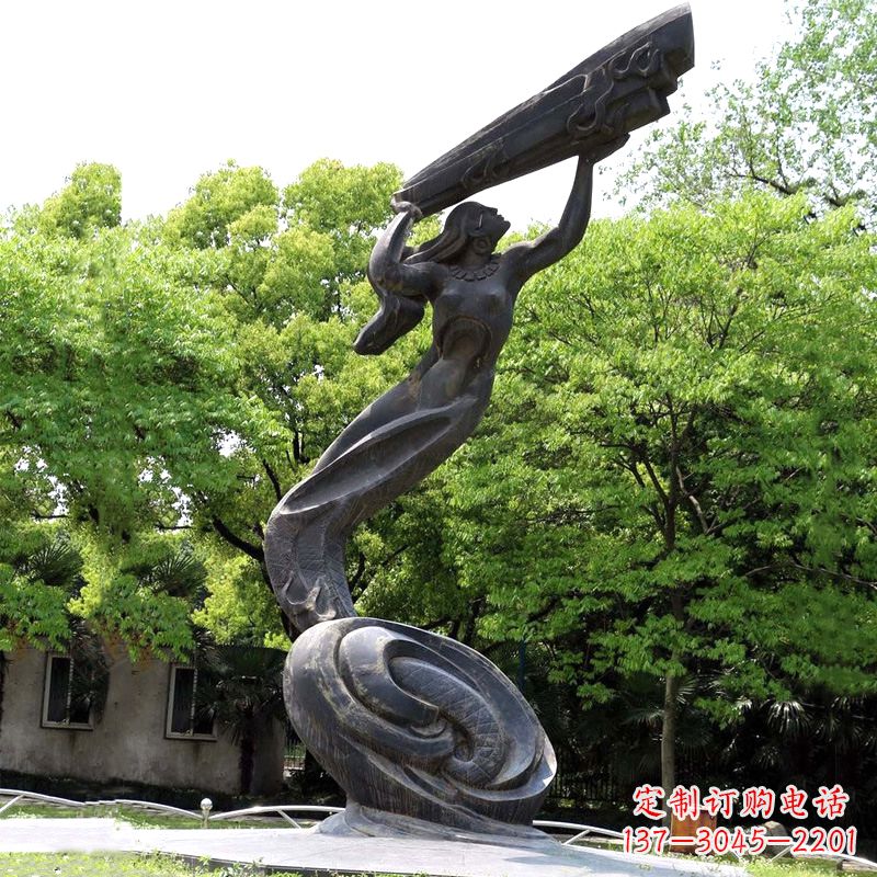 运城精致精美的女娲补天雕塑