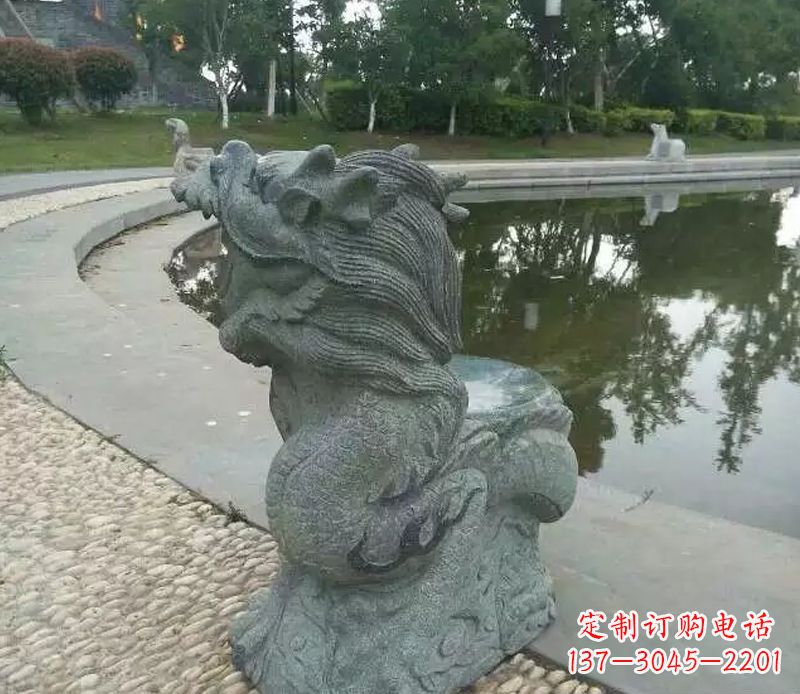 运城中国十二生肖石雕