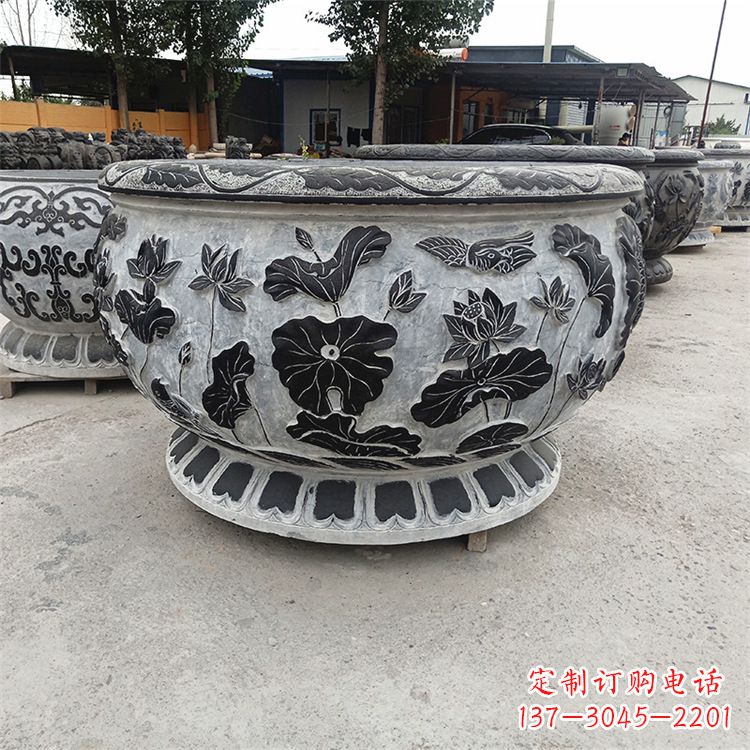 运城精美石雕水缸——雕刻您的艺术一生