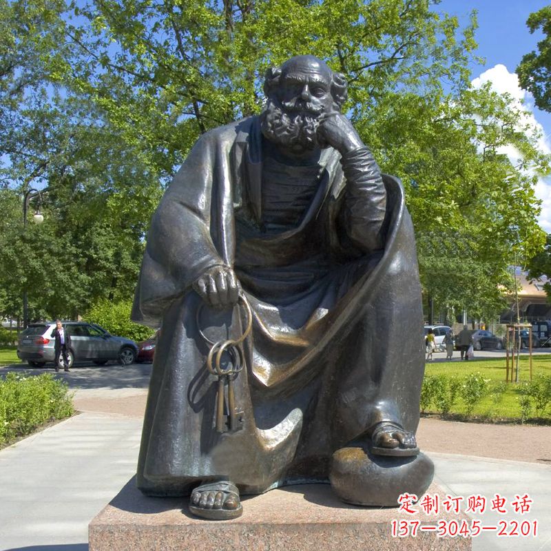运城铸就传奇托尔斯泰雕塑