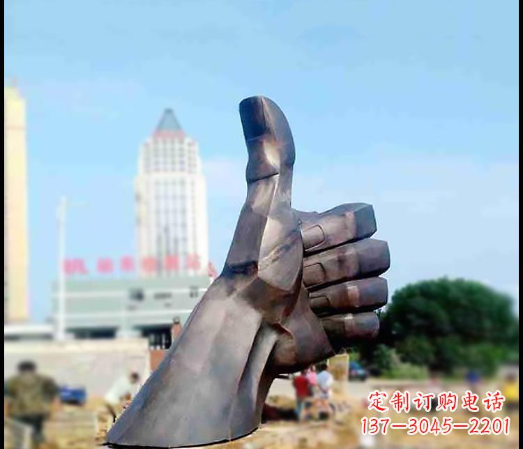 运城高端精美大拇指铜雕
