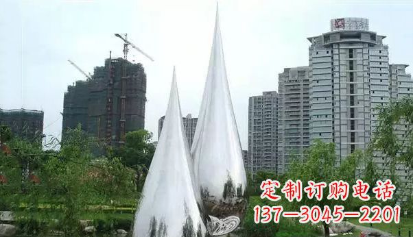 运城不锈钢水滴雕塑