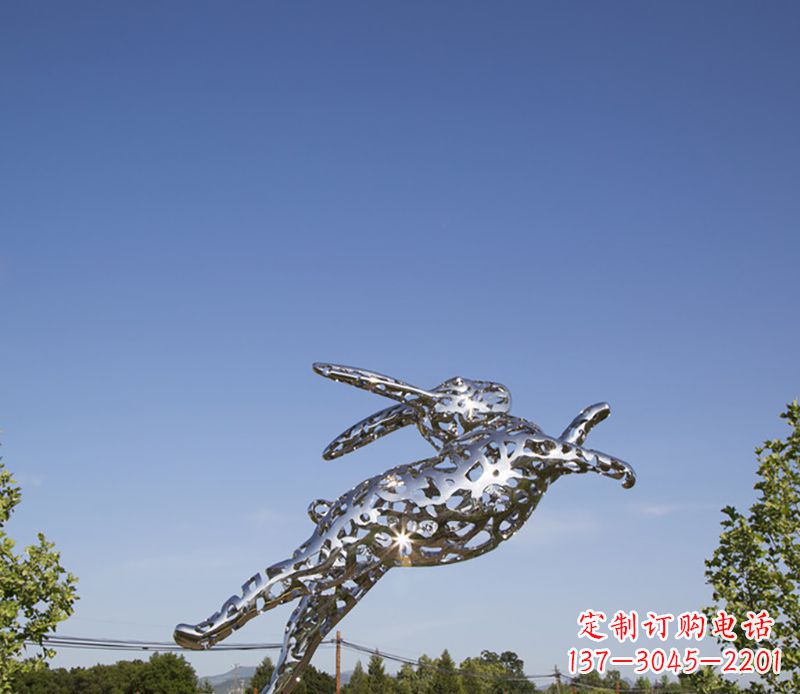 运城不锈钢兔子雕塑
