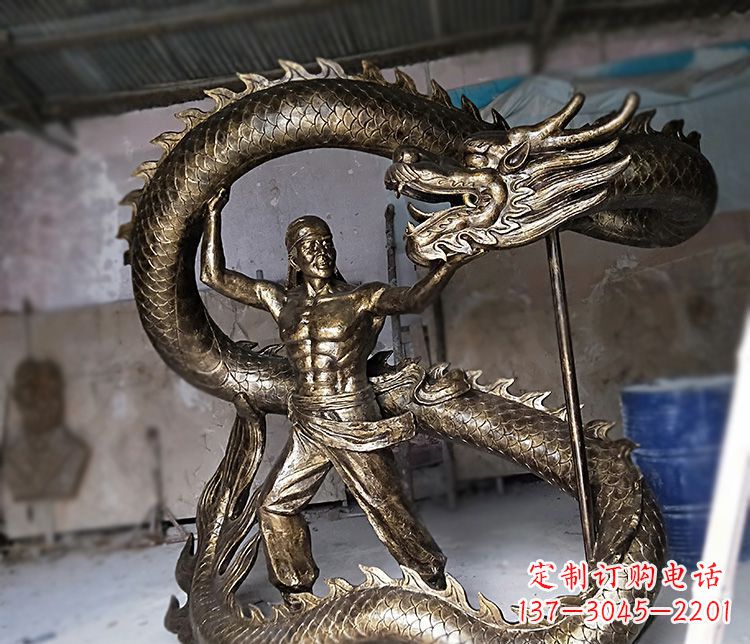 运城高质量的文化艺术装饰铜雕龙雕塑